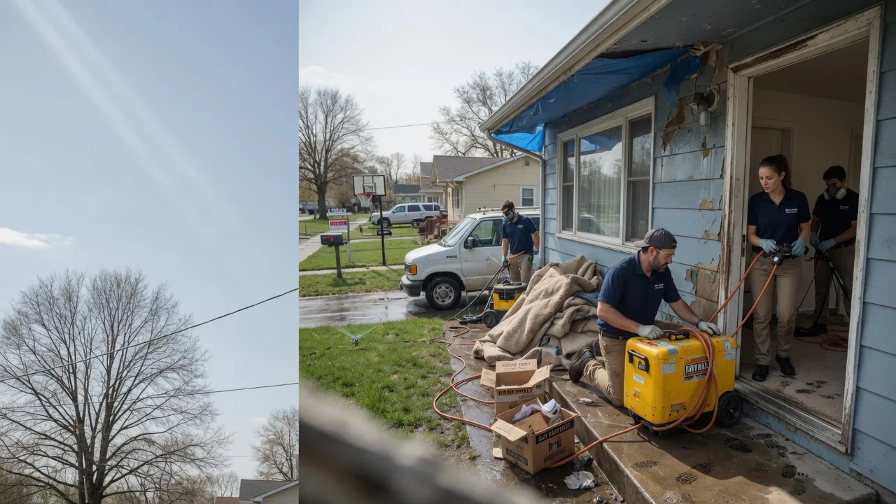 Basement Flood Cleanup in Waterman, IL near me